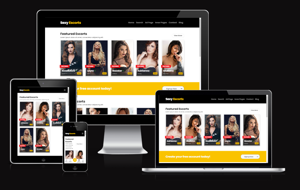 Angel WordPress Escort Theme